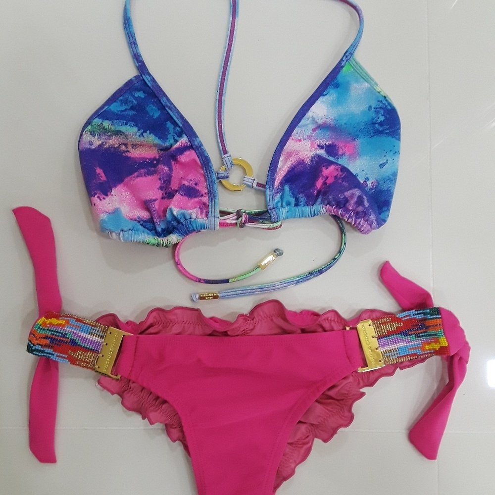 Colombian swimwear w/Miyuki details